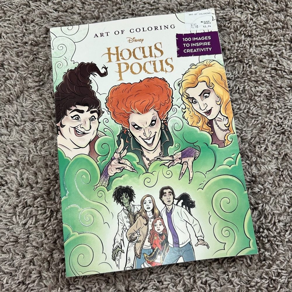 Disney Hocus Pocus Art of Coloring Book Sanderson Sisters 100 page 9781368076500